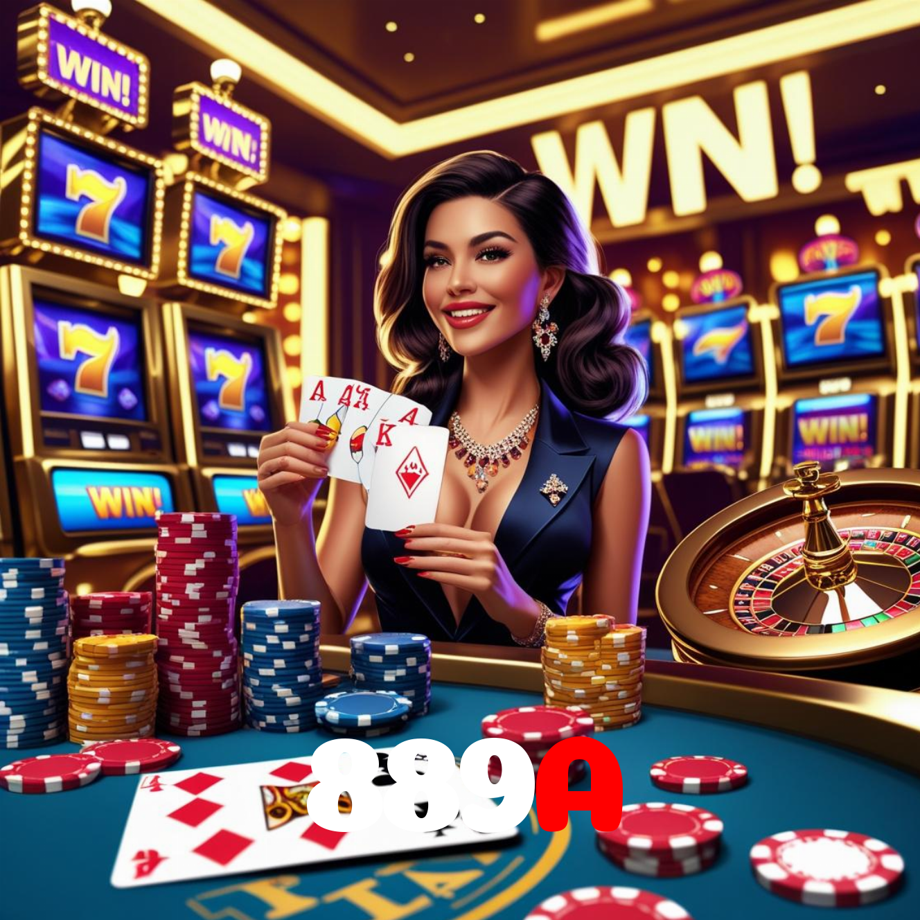 889A：A sorte está no cassino online com jogos de poker, roleta e apostas no futebol!