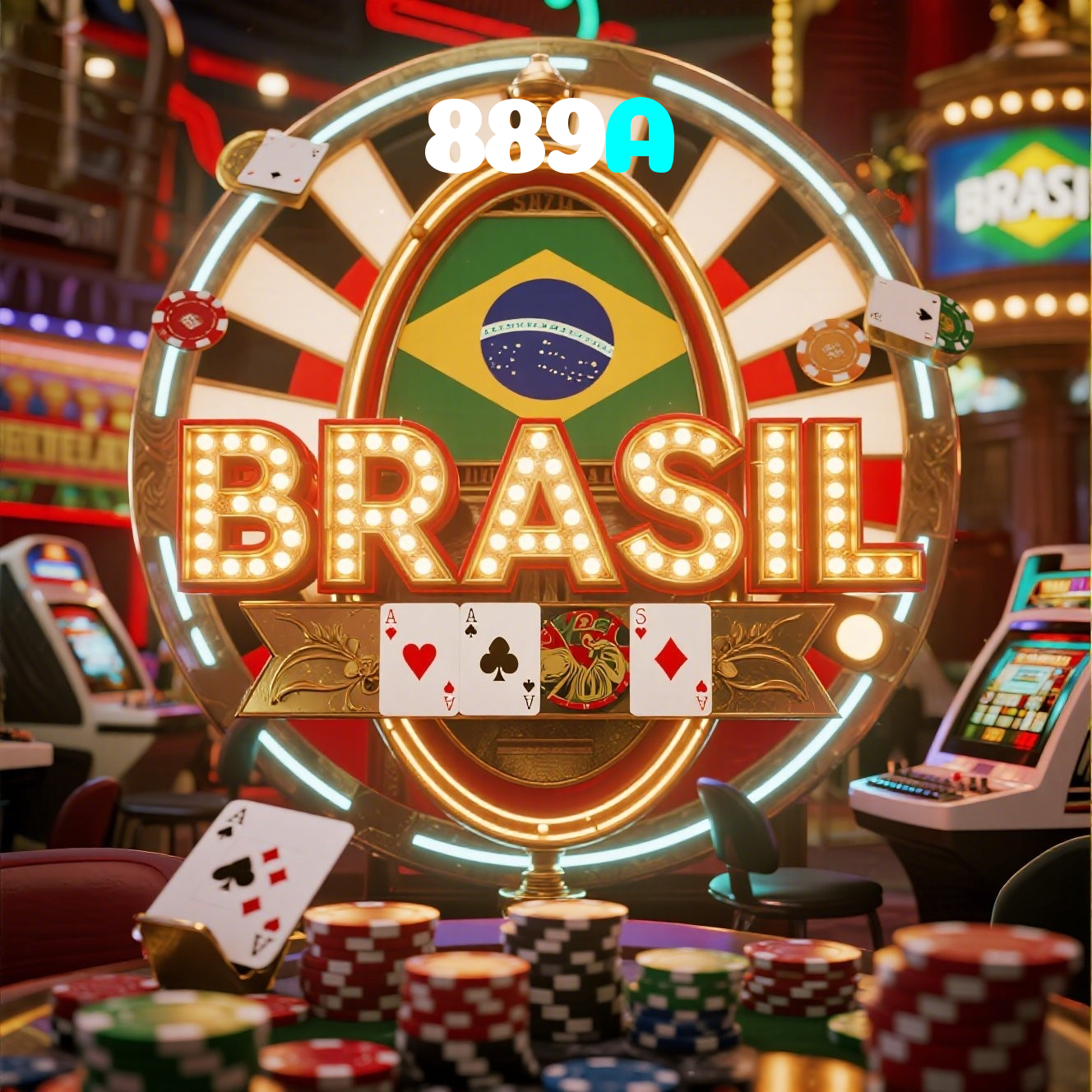 889A:Onde sua sorte brilha: poker, roleta e apostas em futebol!